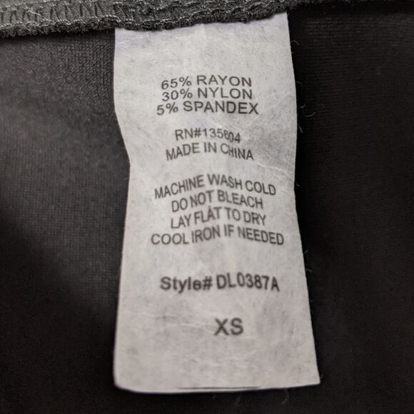 Asos D.RA Black Cut Out Front Dress 3/4 Sleeves XS - Picture 7 of 8